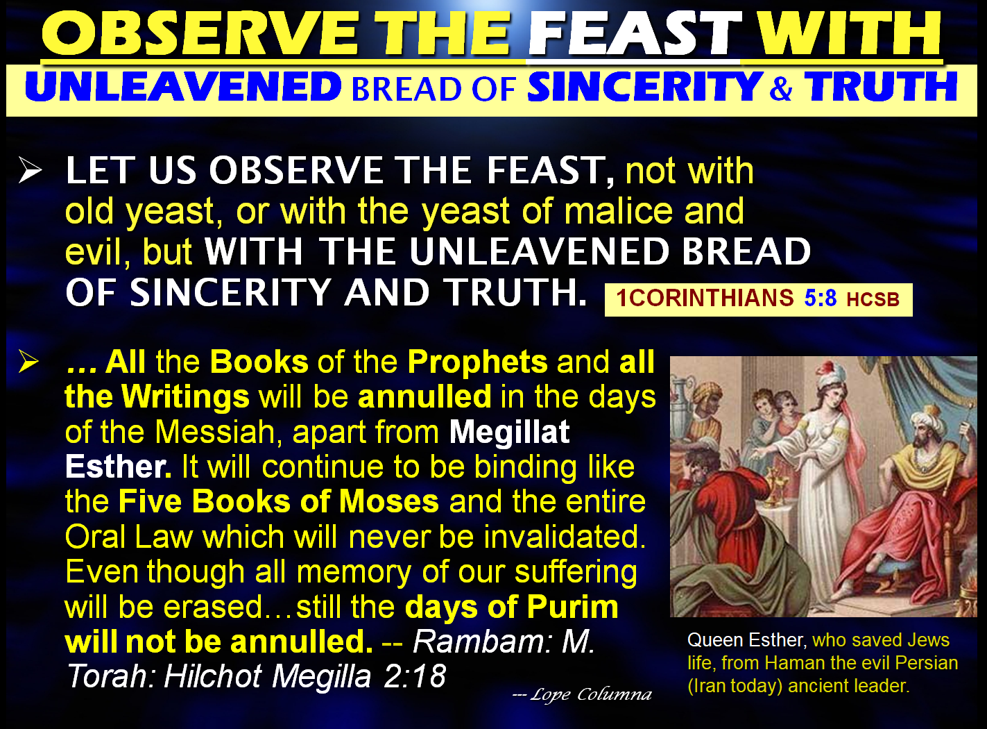 The BRIDE OF CHRIST Ministry of Life: The FEAST OF PURIM ...